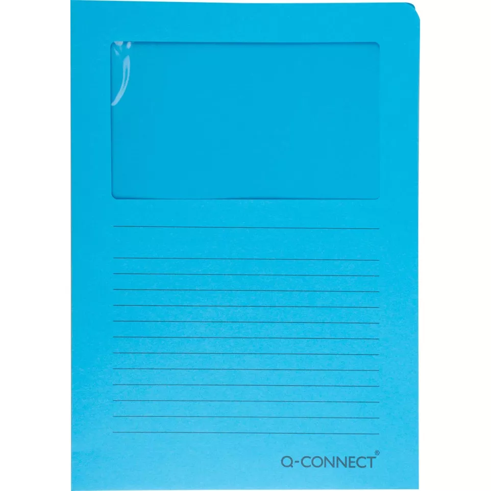 Q-CONNECT L-map met venster, 120...