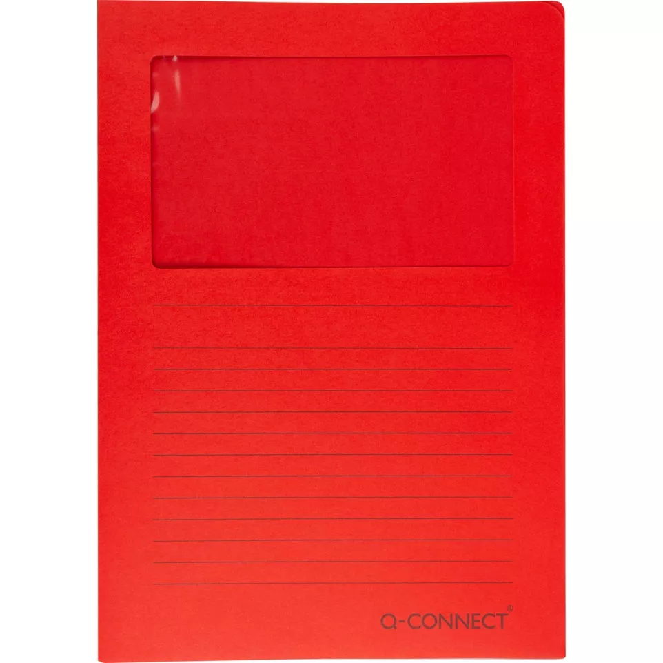 Q-CONNECT pochette coin à fenêtre,...