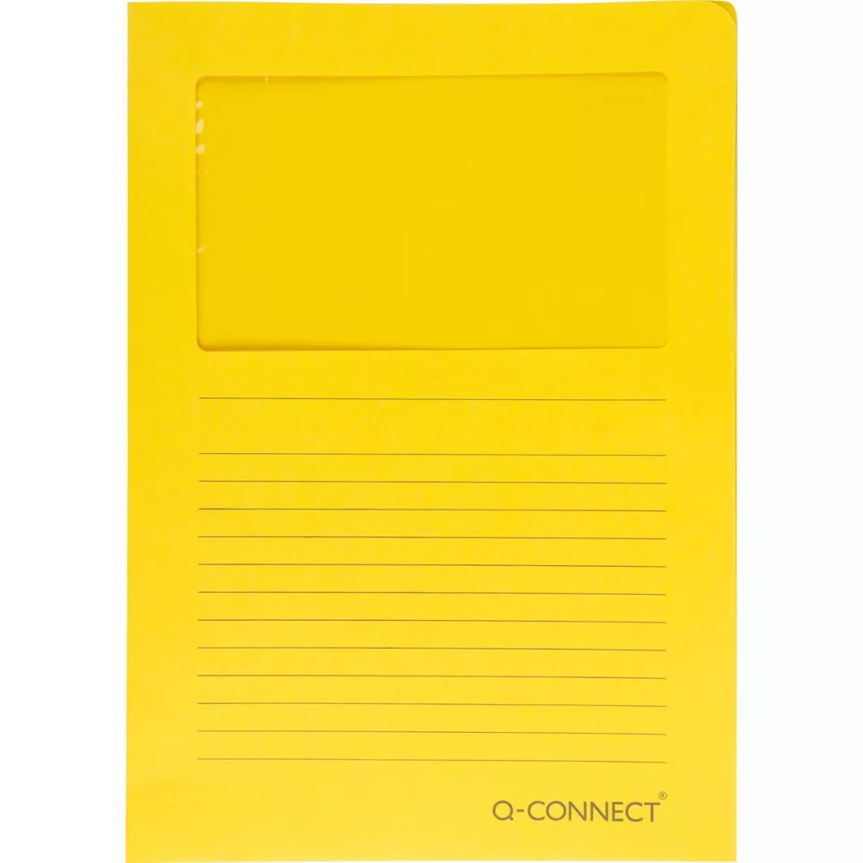 Q-CONNECT pochette coin à fenêtre,...