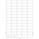Q-CONNECT etiketten, wit, ronde hoeken, 38,1 x 21,2 mm, 100 vel, 65 etiketten per vel
