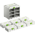 Système de rangement mobile Systainer Rack Festool SYS3-RK/6M 337-Set / pce