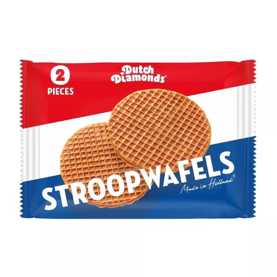 Dutch Diamonds stroopwafels, per 2...