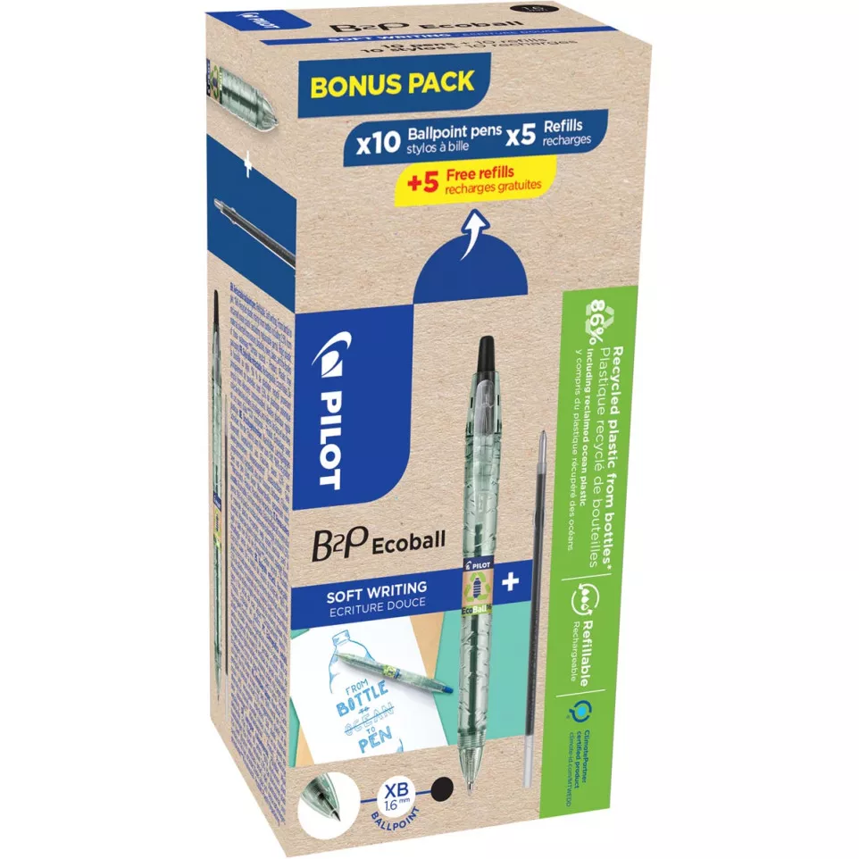 Pilot Ecoball B2P BeGreen stylo...