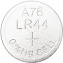 Q-CONNECT knoopcel, alkaline, LR44, blister van 10 stuks