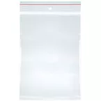 OFFICE Products zip lock bags, transparent, pack of 100, 170 x 230 mm