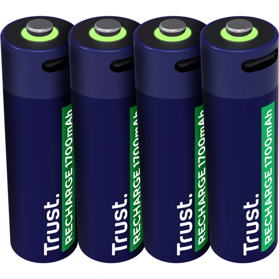 Trust USB-C herlaadbare batterijen...