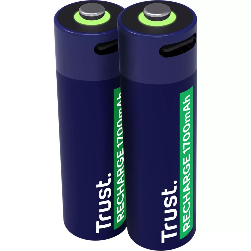 Trust USB-C herlaadbare batterijen...
