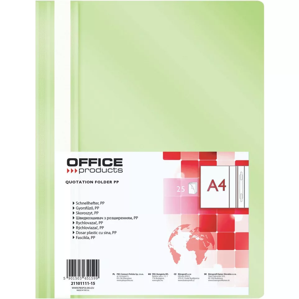 OFFICE products snelhechtmap, lichtgroen