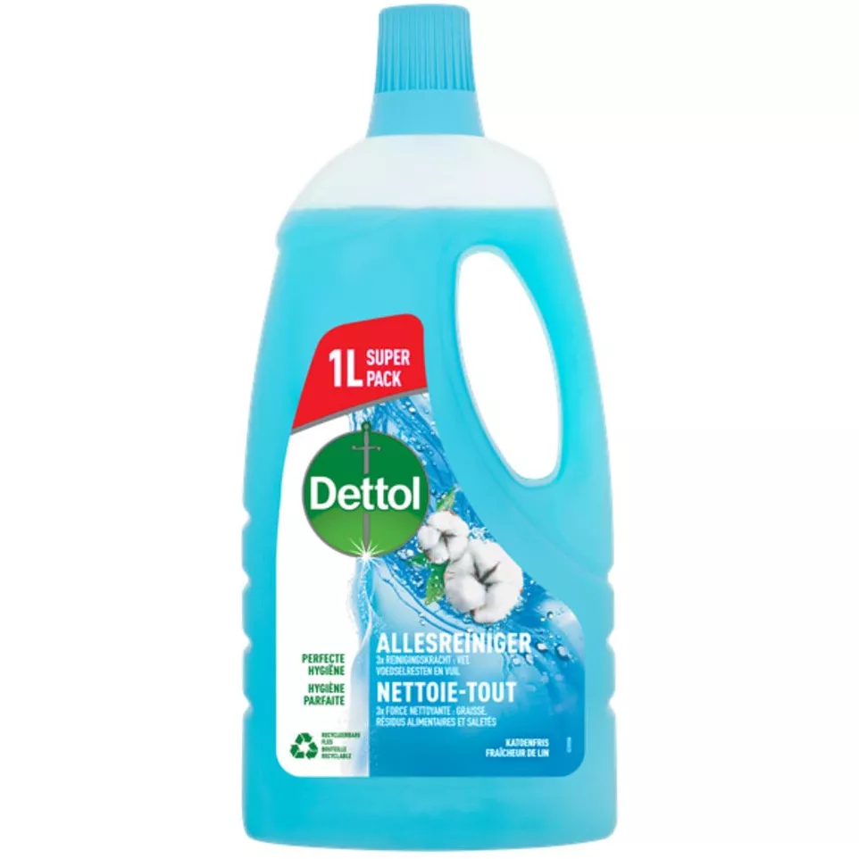 Dettol multi-usages, coton, bouteille...