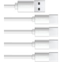 Q-CONNECT USB-C herlaadbare batterijen AAA, blister van 4 stuks
