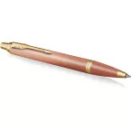 Parker IM Rituals Ballpoint Pen Orange Gold Trim Medium Gift Box