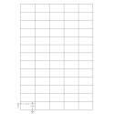 Q-CONNECT etiketten, wit, rechte hoeken, 38,1 x 21,2 mm, 100 vel, 65 etiketten per vel