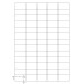 Q-CONNECT étiquettes, blanc, coins carrés, 38,1 x 21,2 mm, 100 feuilles, 65 étiquettes par feuille