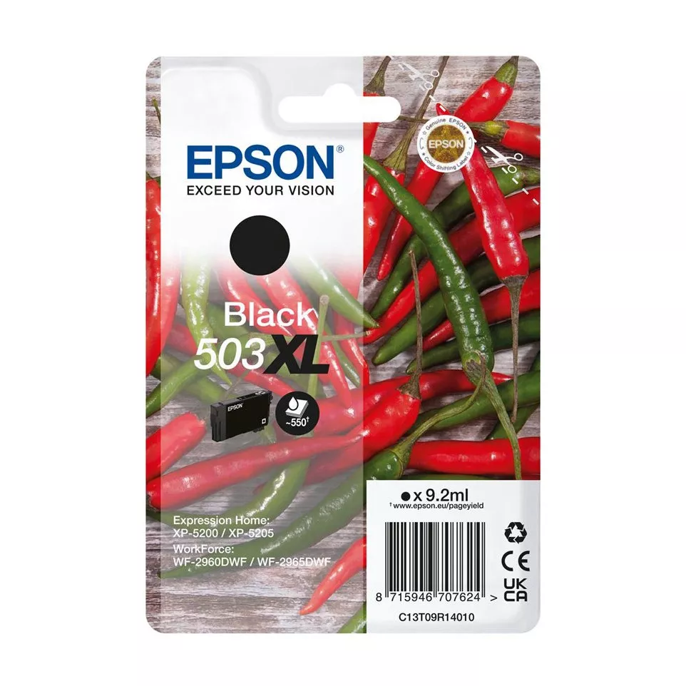 Epson 503XL High Capacity Black Ink...
