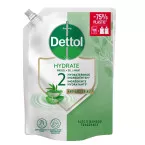 Dettol savon mains Hydrate, aloe vera et bambou, recharge de 500 ml