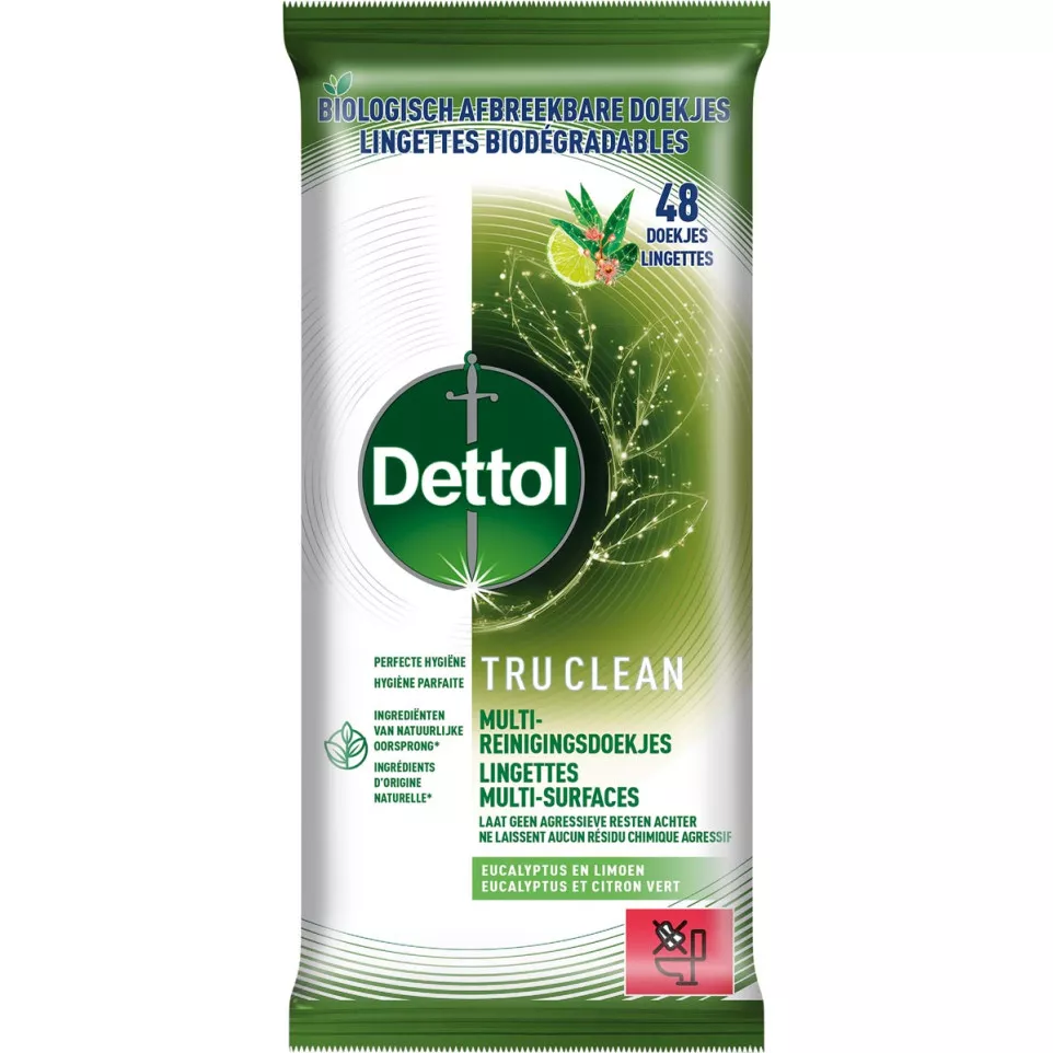Dettol reiningsdoekjes TruClean,...