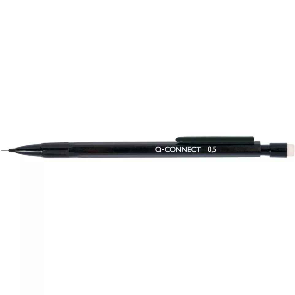 Q-CONNECT vulpotlood, 0,5 mm, HB, zwart