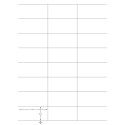 Q-Connect Multipurpose Labels White Square Corners 70x35mm 100 Sheets 24 Labels per Sheet