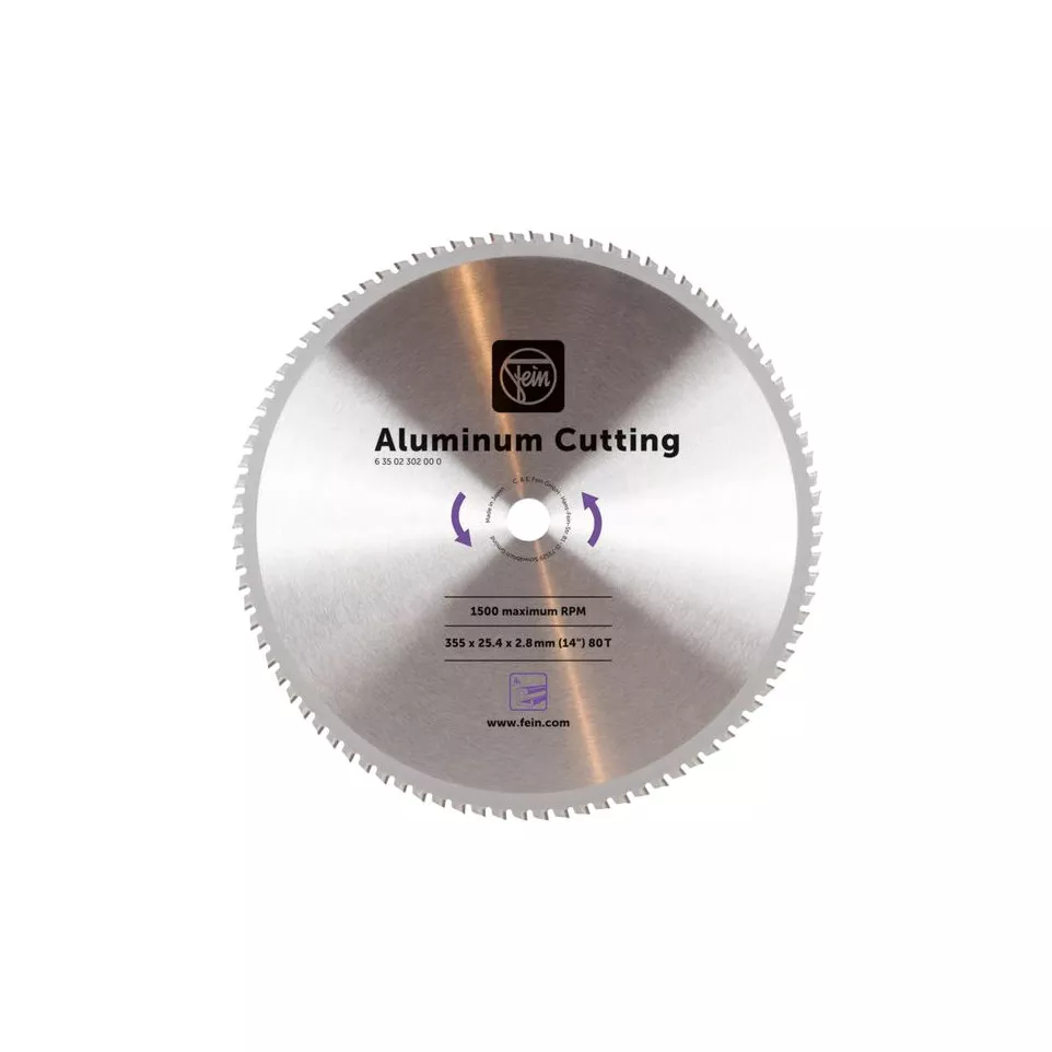 Zaagblad 355 x 25,4 mm voor Aluminium...