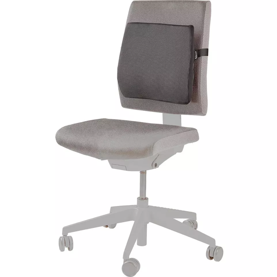 Fellowes Breyta rugsteun, zwart