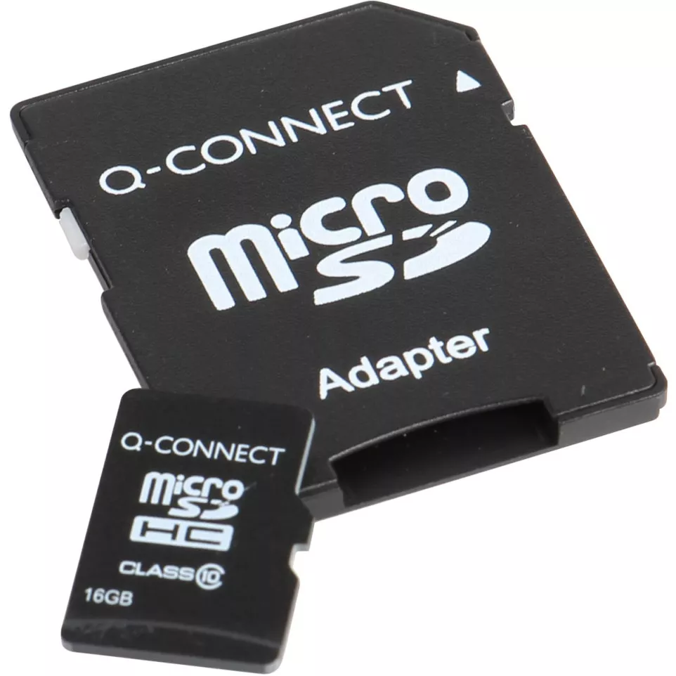 Q-Connect 16GB MicroSD Card with SD...