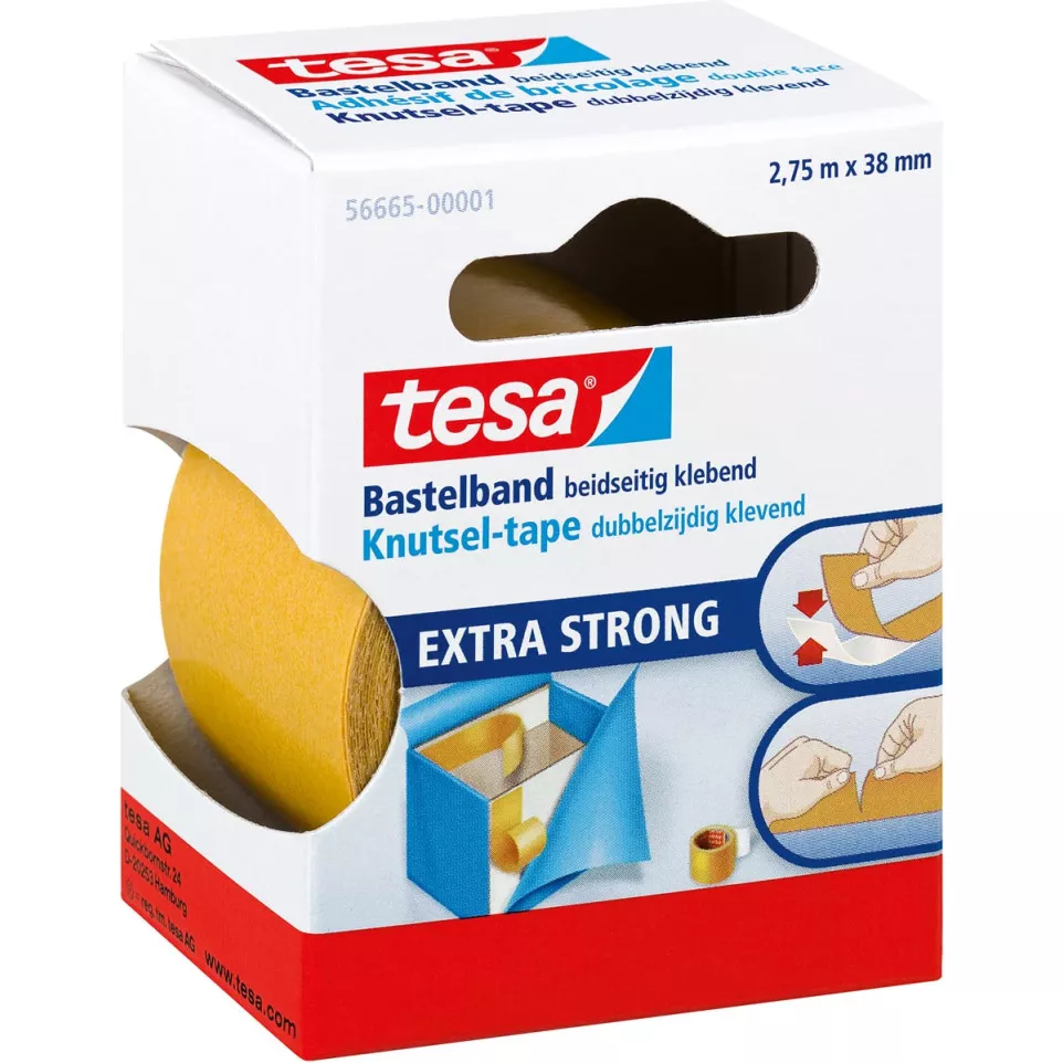 TESA knutseltape, dubbelzijdig, ft 38...