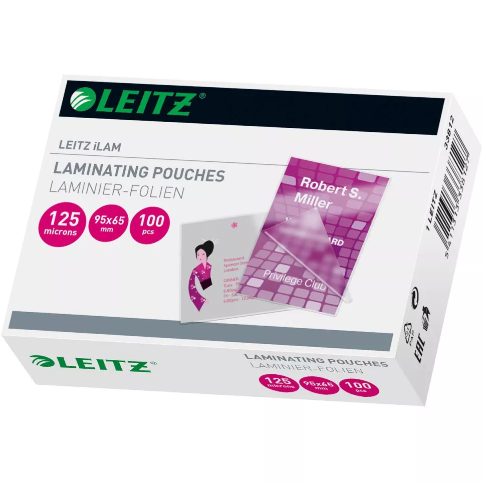 Leitz Laminating Pouches 65 x 95 mm...