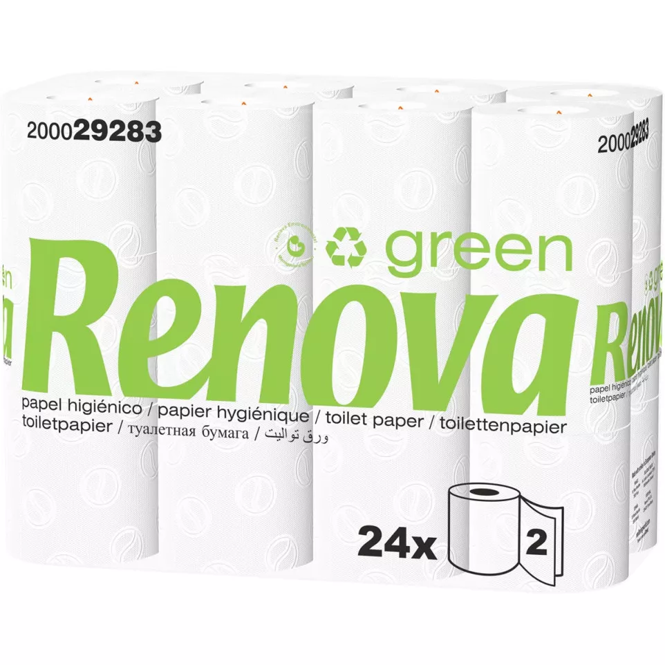 Renova Green Toilet Paper 2-Ply 130...
