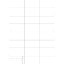 Q-CONNECT étiquettes, blanc, coins carrés, 70 x 37 mm, 100 feuilles, 24 étiquettes par feuille