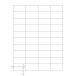 Q-CONNECT etiketten, wit, rechte hoeken, 48,5 x 25,4 mm, 100 vel, 40 etiketten per vel