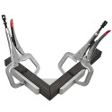 90° aluminium sjabloon LF-2 voor lassers / pce