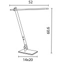 Unilux lampe de bureau Lumilight, noir