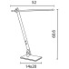Unilux lampe de bureau Lumilight, noir