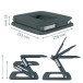 Leitz Ergo support pour ordinateur portable réglable, gris