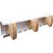 Unilux Aurora Wall Coat Rack, White, 3 Hooks