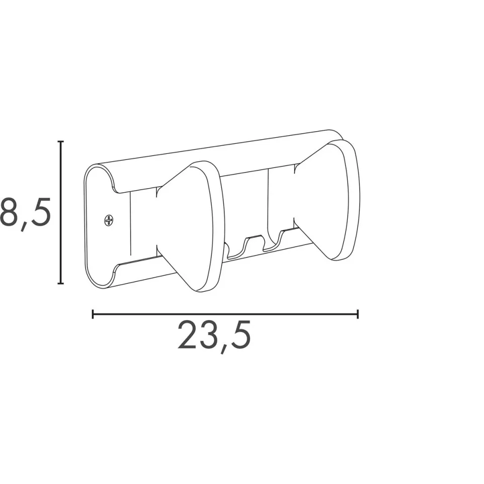 Unilux Aurora Wall-Mounted Coat Rack...