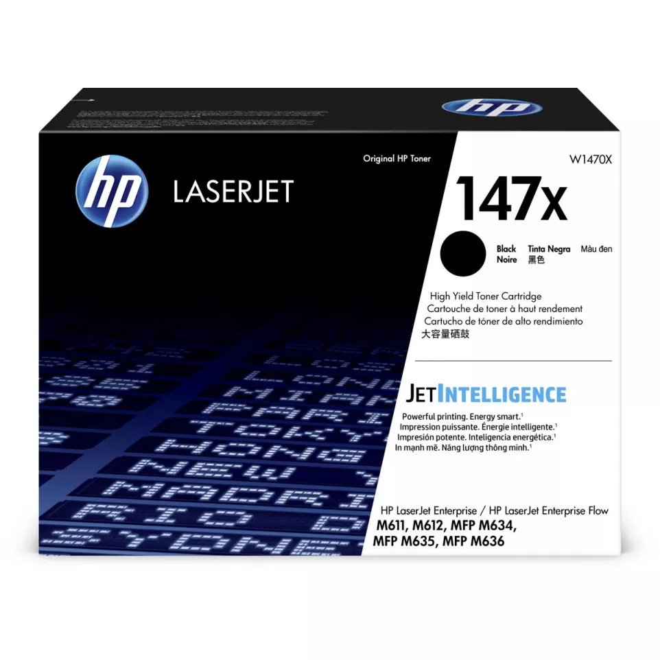 HP toner 147X, 25.200 pagina's, OEM...