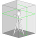 Niveau laser  magnétique vert Metrica Flash Green 360° / pce