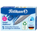 Pelikan Pelikano and Twist Rollerball Pen Refills Blue Box of 5