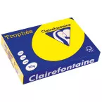 Clairefontaine Trophée Intens colored paper A4 80 gsm 500 sheets fluorescent yellow