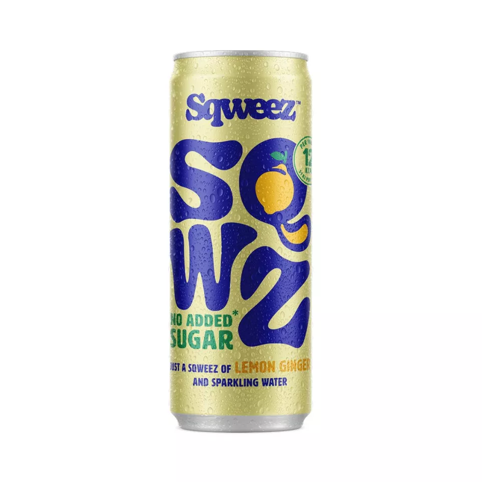 SQWZ Organic Lemon Ginger Refreshing...