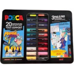 Posca paintmarkers, metalen...