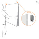 Nobo Infinity randloos whiteboard, staal, magnetisch, 120 x 90 cm