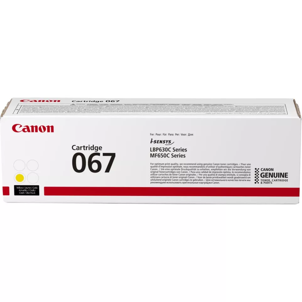 Canon toner 067, 1.250 pagina's, OEM...