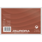 Aurora White Index Cards...