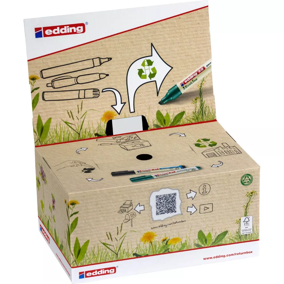 Edding Recycling Collection Box