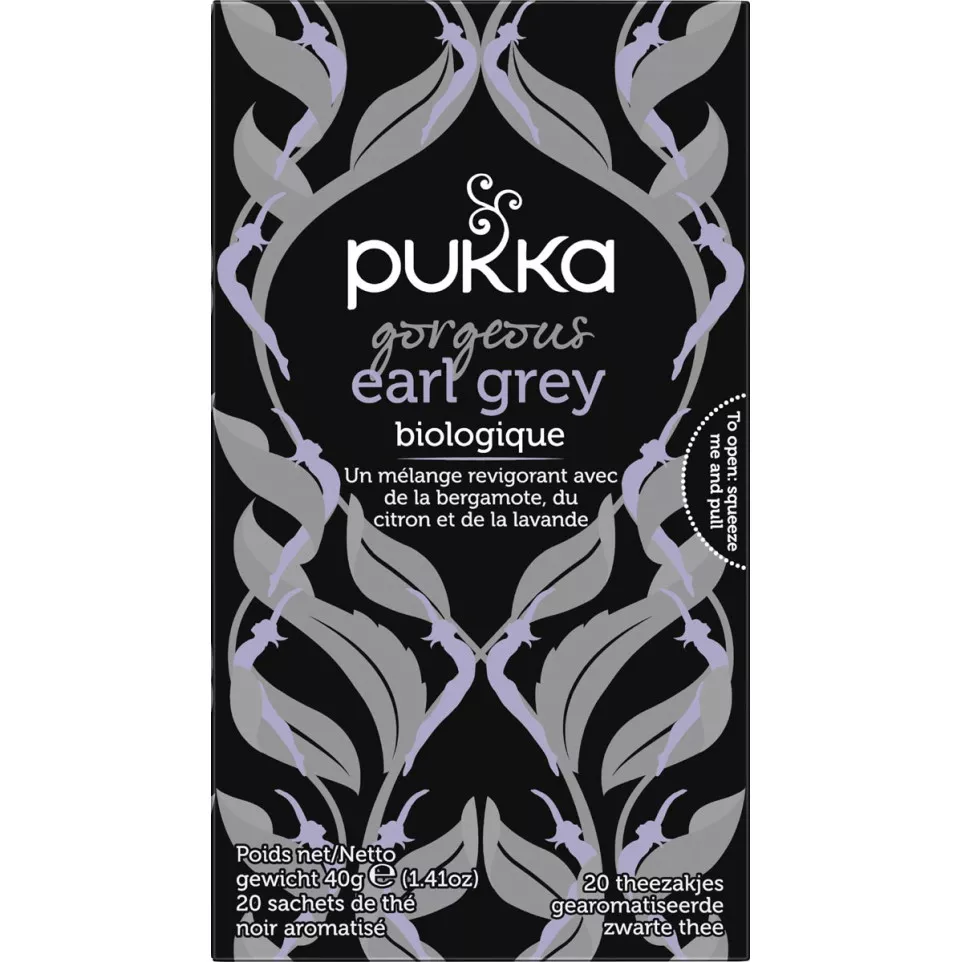 Pukka thé bio, Gorgeous Earl Grey,...