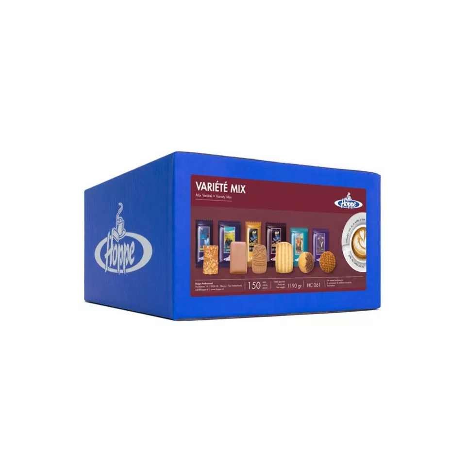 Hoppe koekjes Variété Mix, doos van...