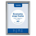 Europel cadre à clapets Economy, liste 25 mm, ft A0, argent
