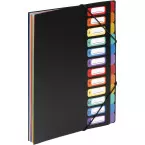 Viquel Rainbow Class 12-compartment A4 file sorter